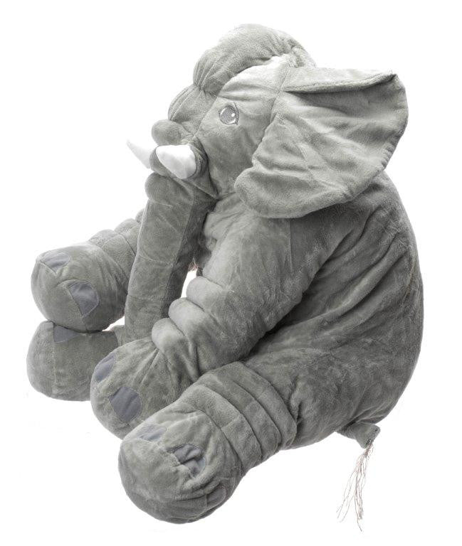 Jucarie de plus moale, Zola®, model elefant gri, 50x60 cm Jucarie de plus moale, Zola®, model elefant gri, 50x60 cm